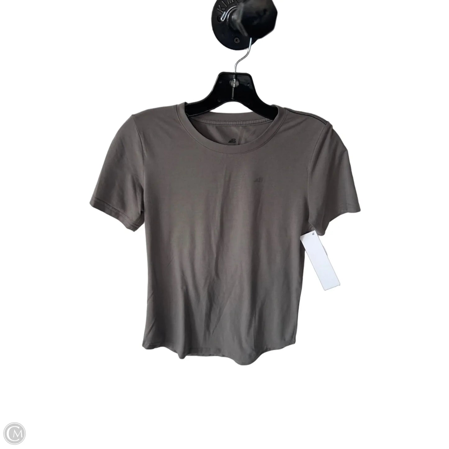 Top Short Sleeve Basic By Cmc In Taupe, Size: Xs