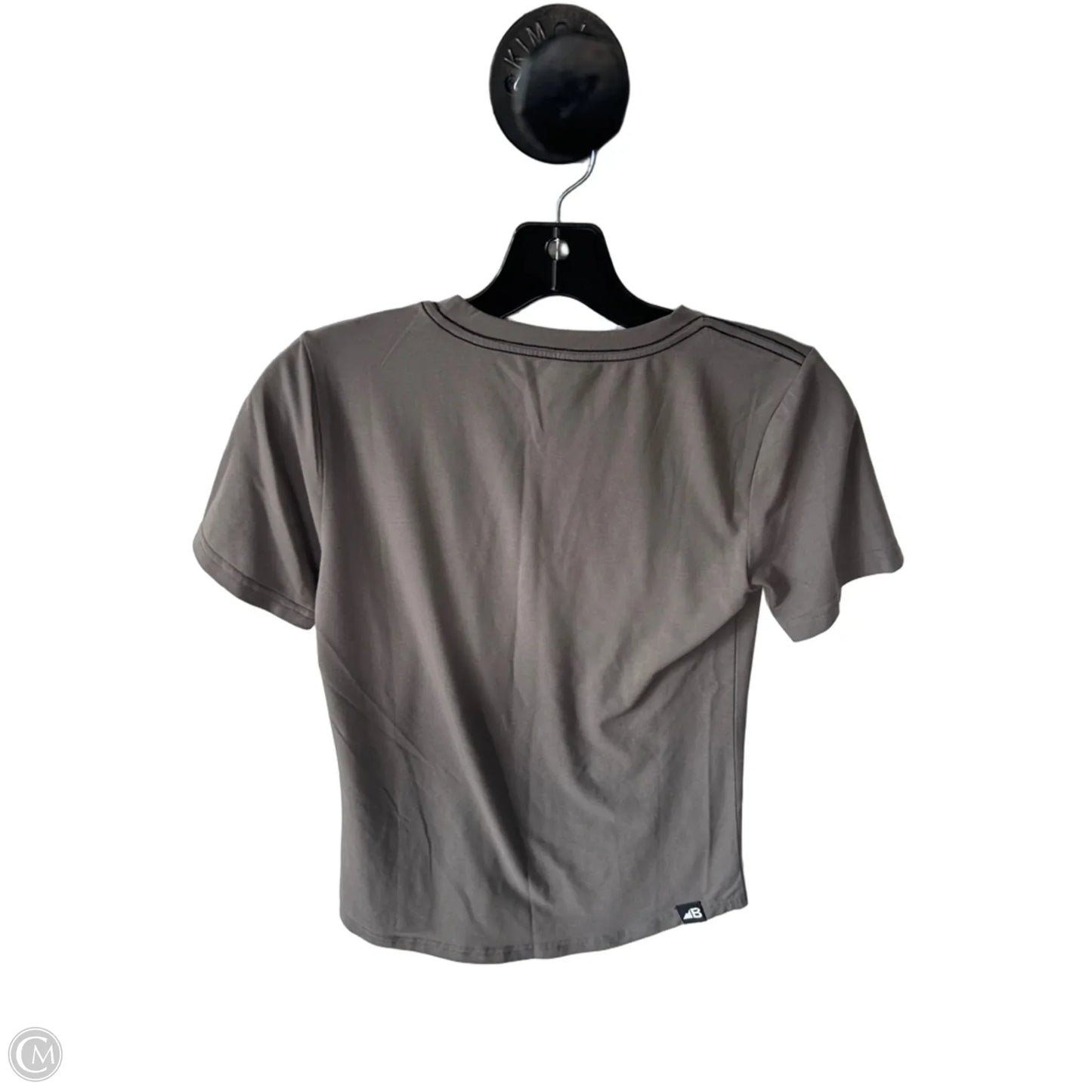 Top Short Sleeve Basic By Cmc In Taupe, Size: Xs