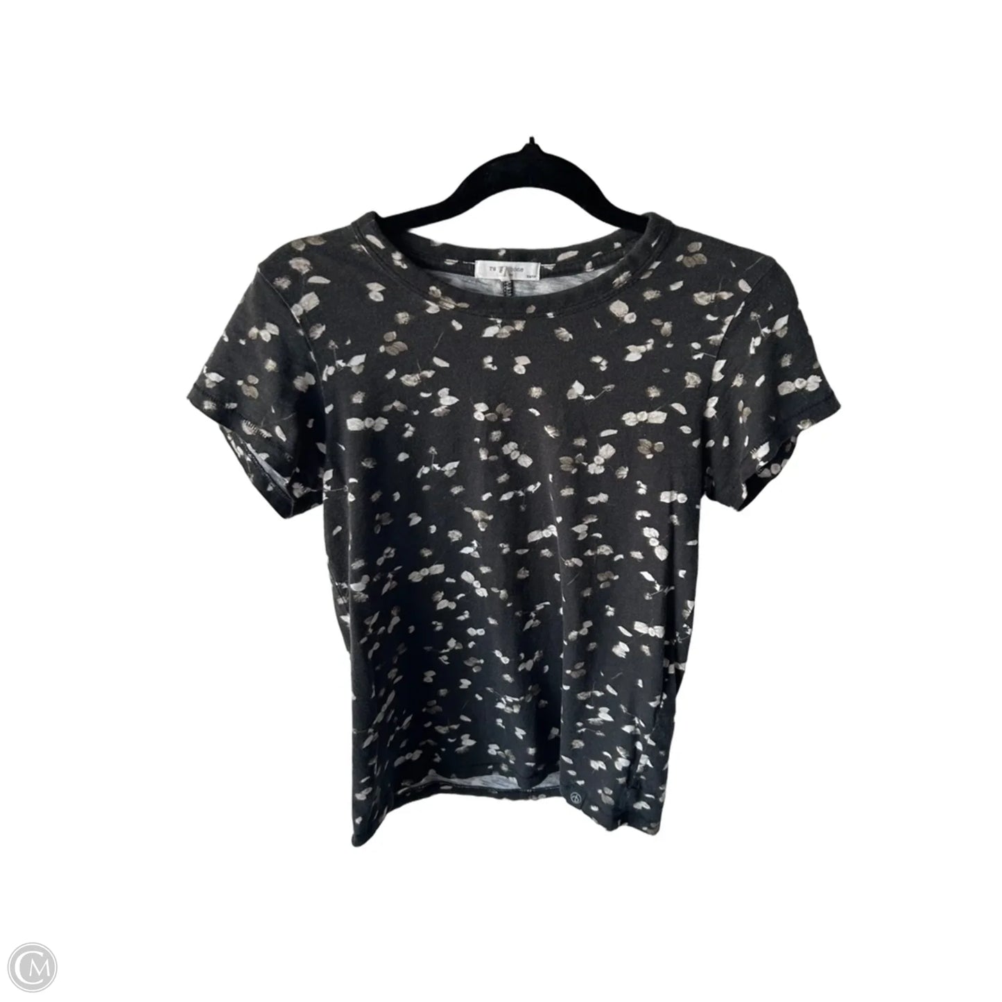 Top Short Sleeve Basic By Rag And Bone In Grey, Size: Xs