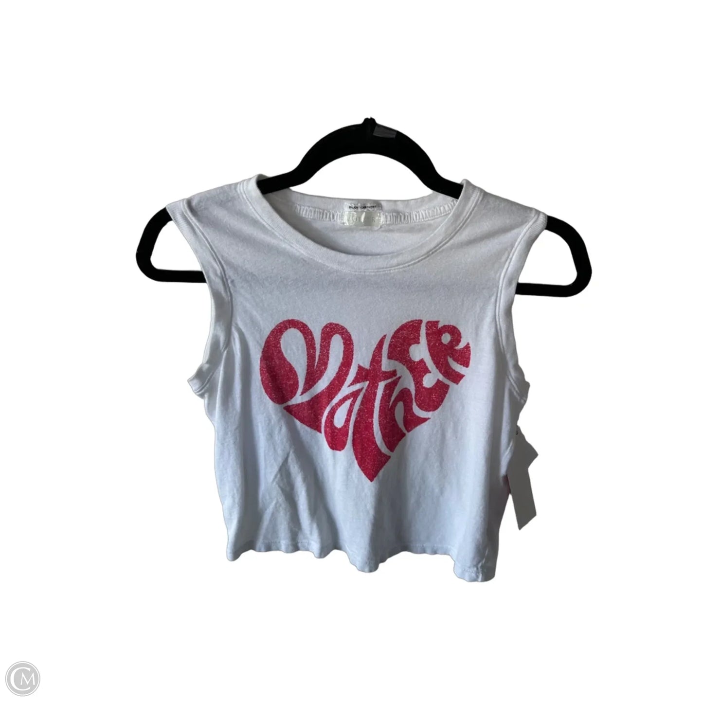 Top Sleeveless Designer By Mother In White, Size: Xs