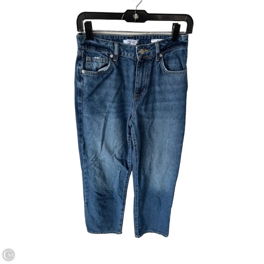 Jeans Straight By Forever 21 In Blue Denim, Size: 2