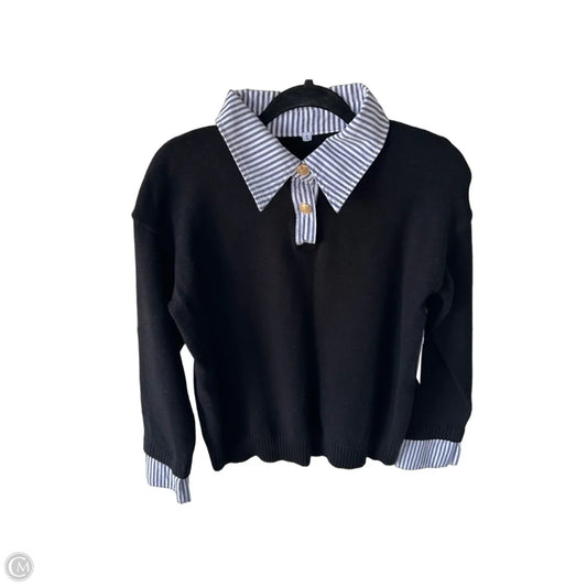 Sweater By Cme In Blue & White, Size: S