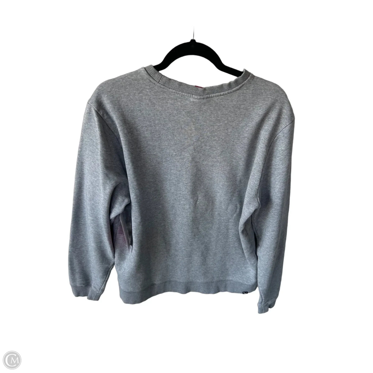 Sweatshirt Crewneck By Puma In Grey, Size: L
