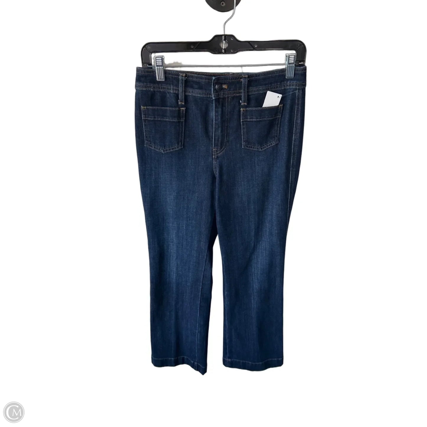 Jeans Flared By Talbots In Blue Denim, Size: 4p