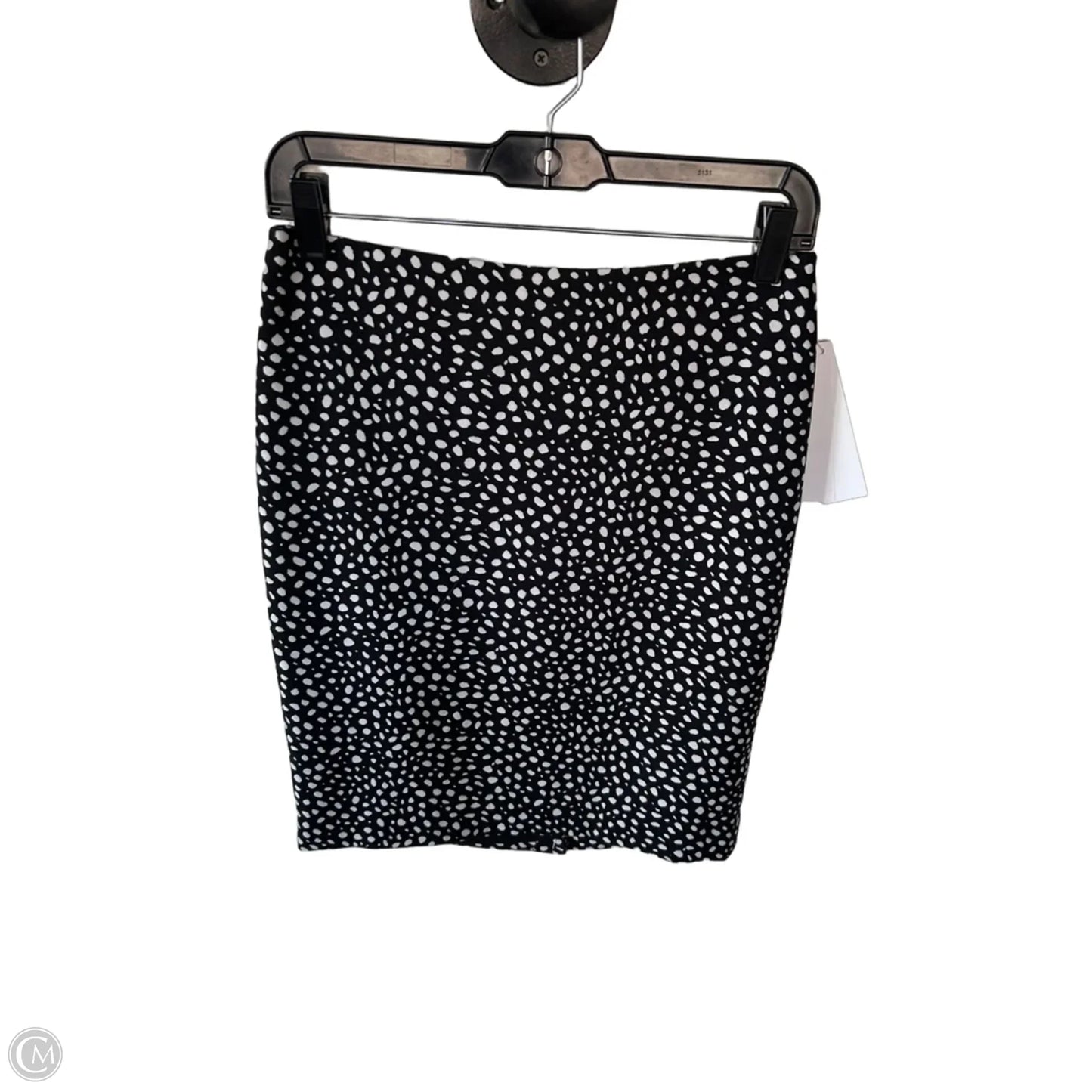 Skirt Mini & Short By Talbots In Black & White, Size: 4p