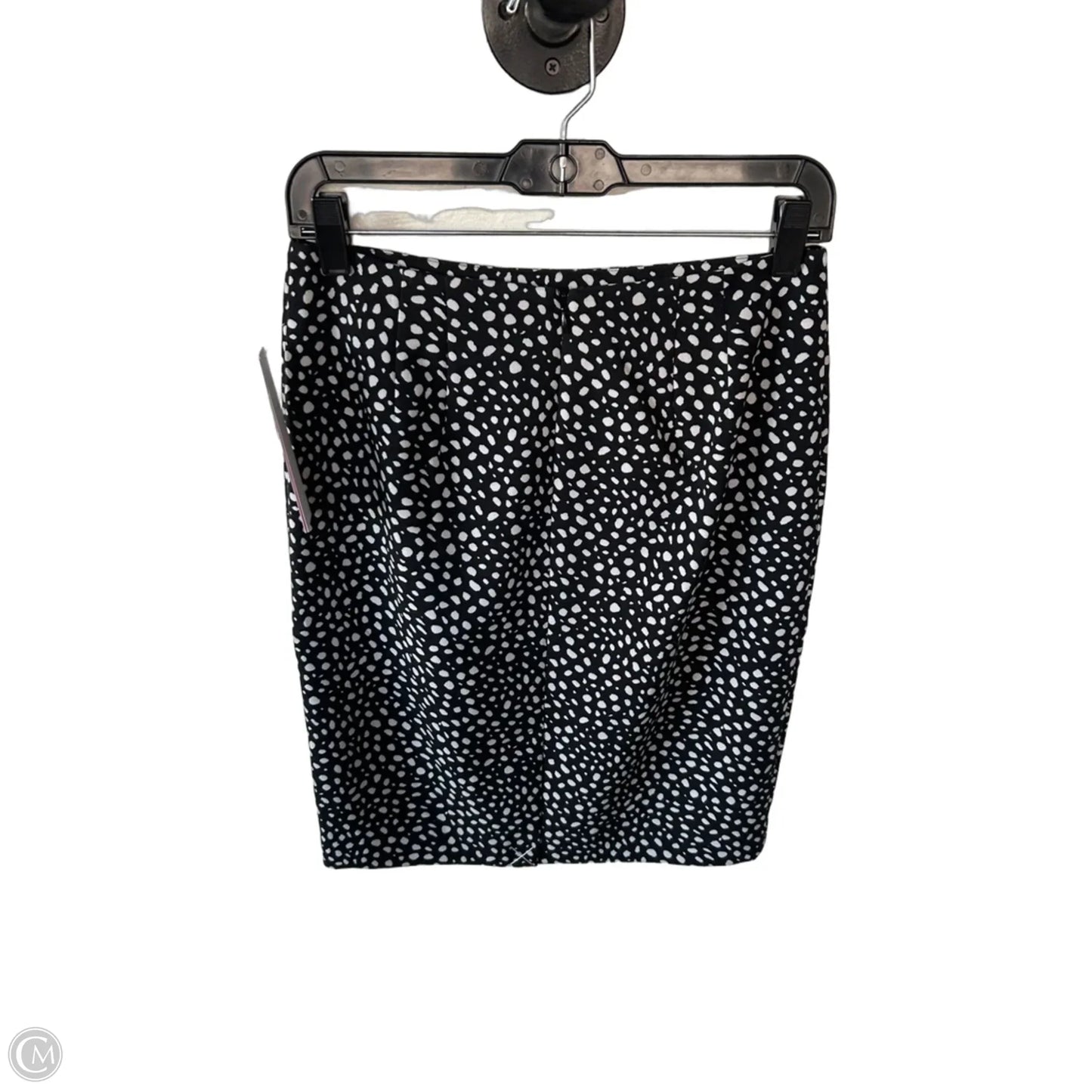 Skirt Mini & Short By Talbots In Black & White, Size: 4p