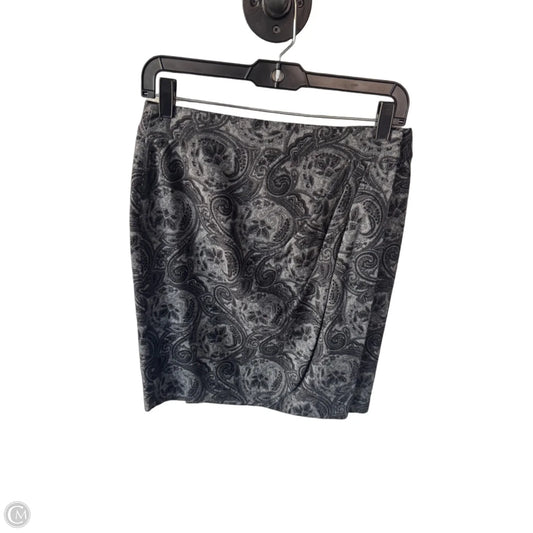 Skirt Mini & Short By Talbots In Black & Grey, Size: 4p