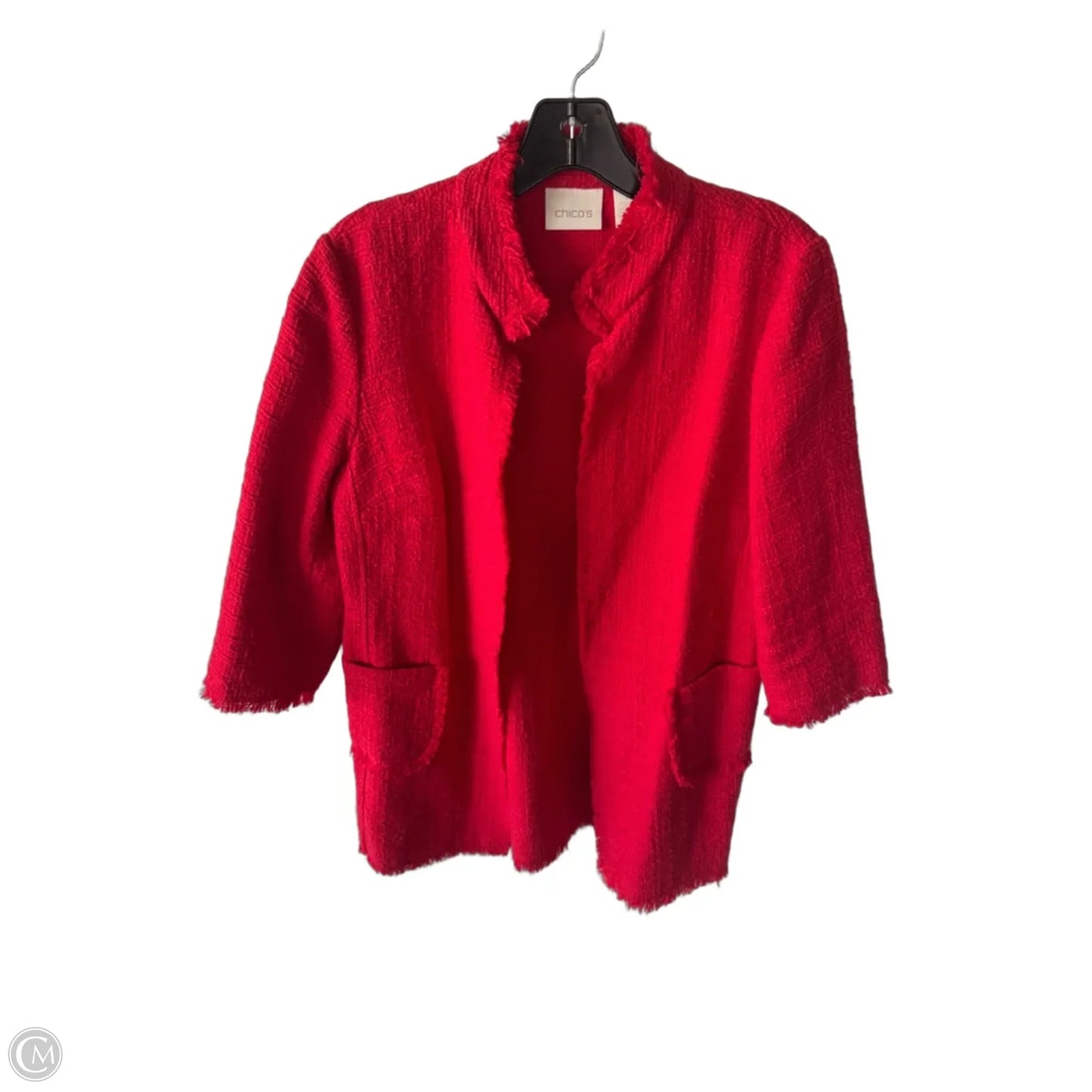 Blazer By Chicos In Red, Size: M