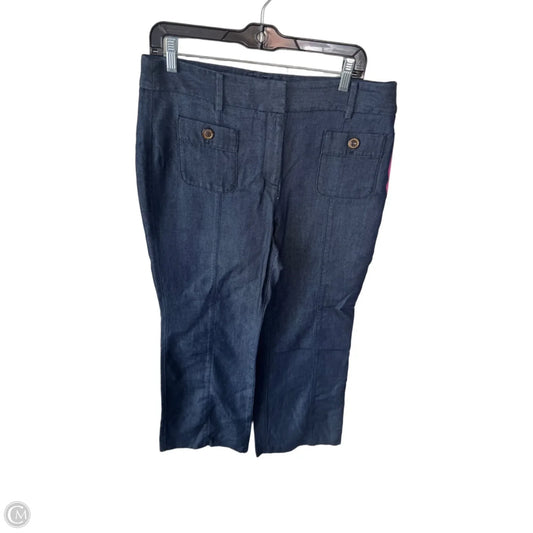 Jeans Wide Leg By Talbots In Blue Denim, Size: 10