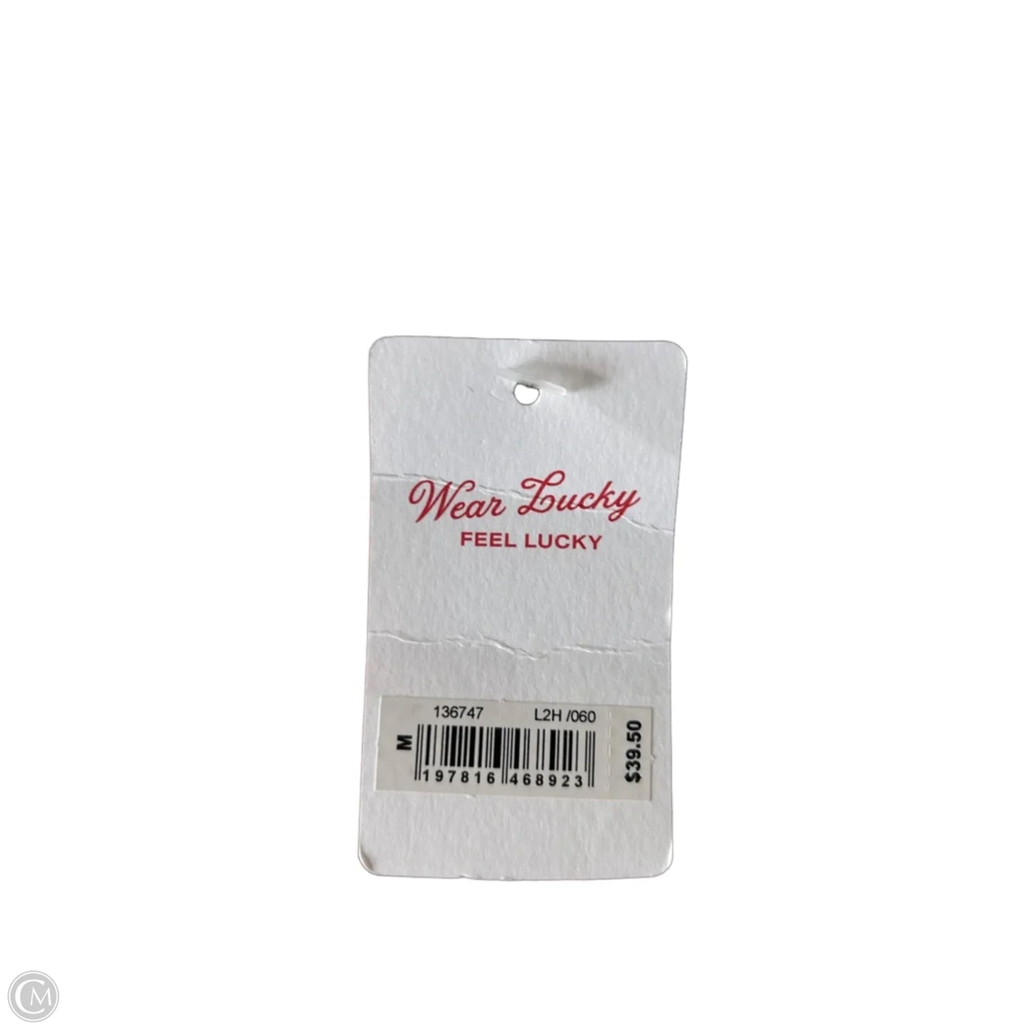 Top Short Sleeve Basic By Lucky Brand In Grey, Size: M