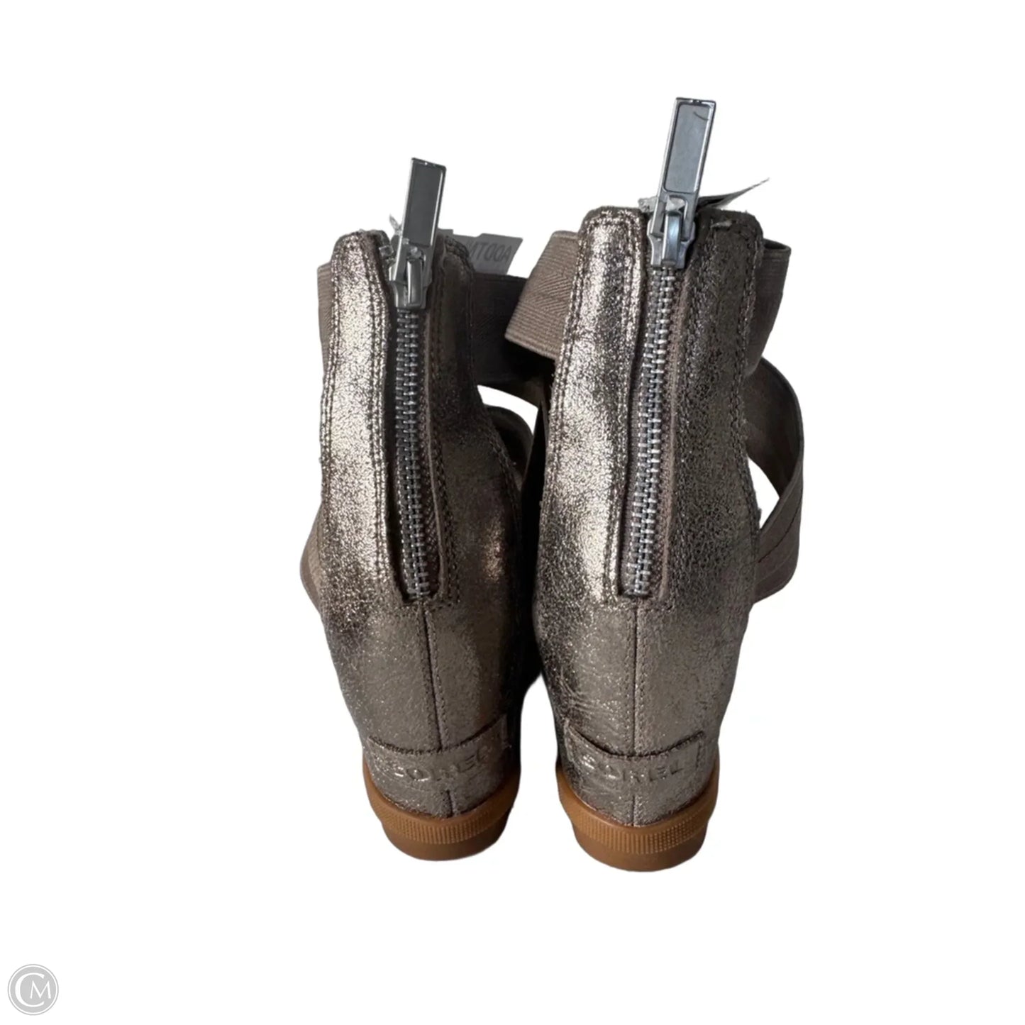 Sandals Heels Wedge By Sorel In Brown, Size: 7.5