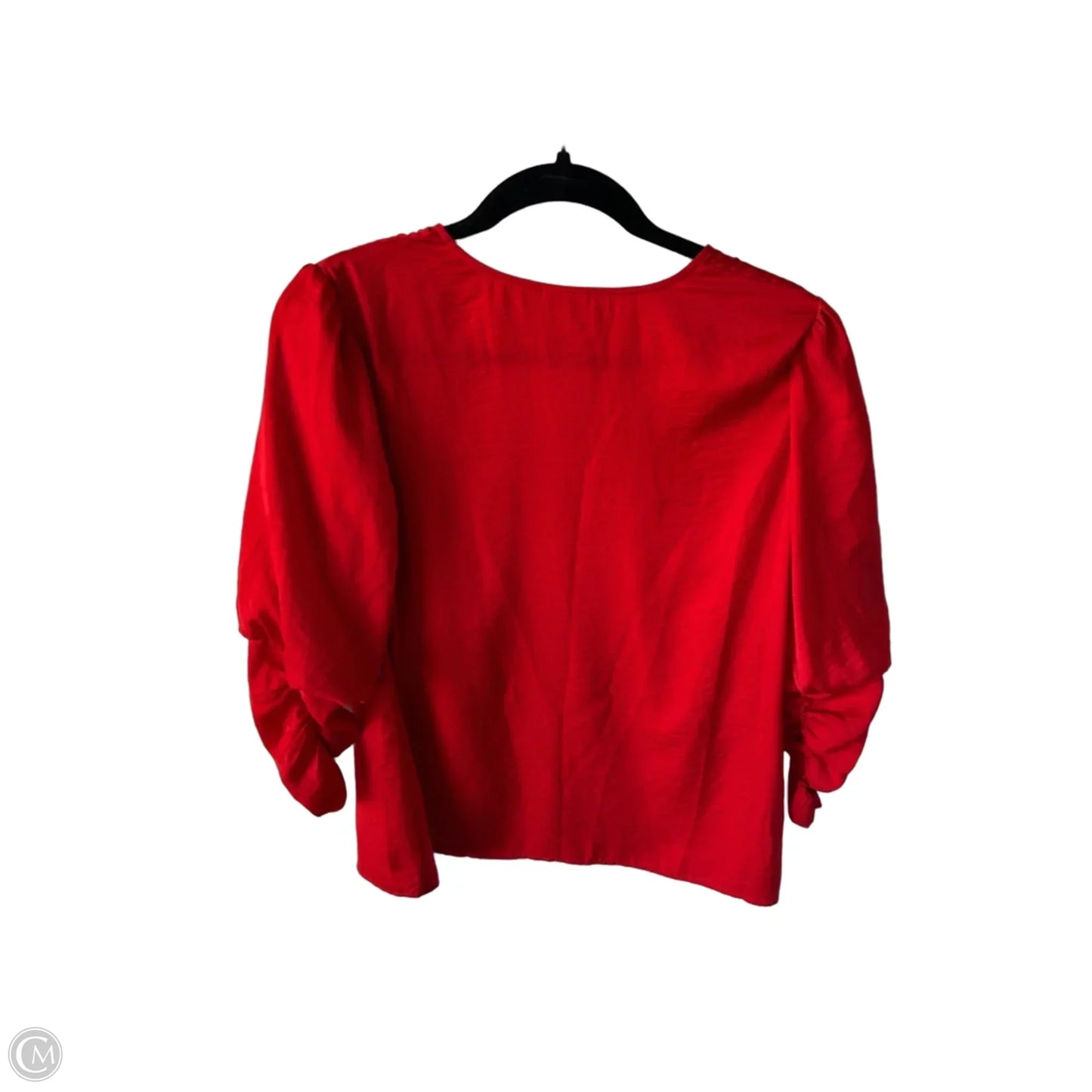 Top Long Sleeve By Cabi In Red, Size: S