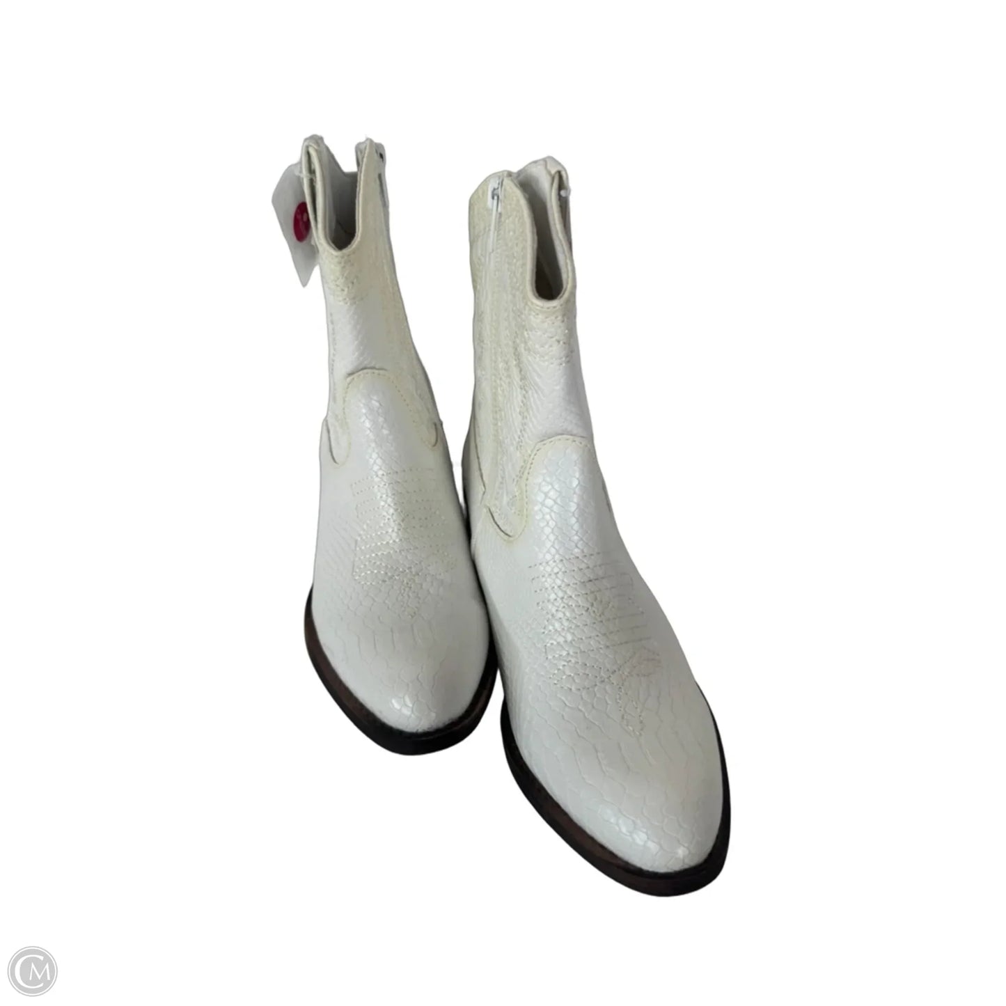 Boots Western By Coconuts In White, Size: 7