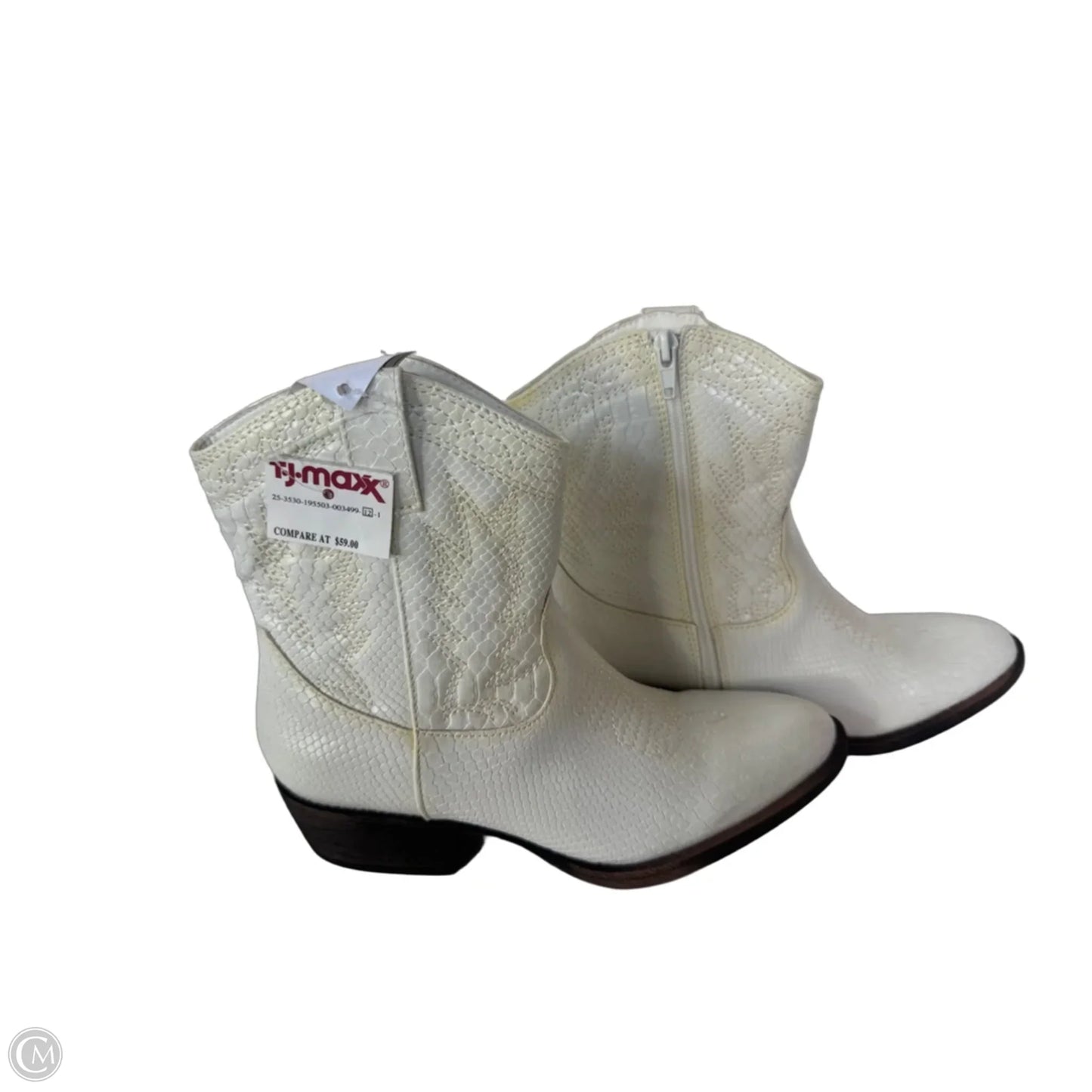 Boots Western By Coconuts In White, Size: 7
