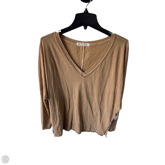 Top Long Sleeve Basic By We The Free In Tan, Size: Xs