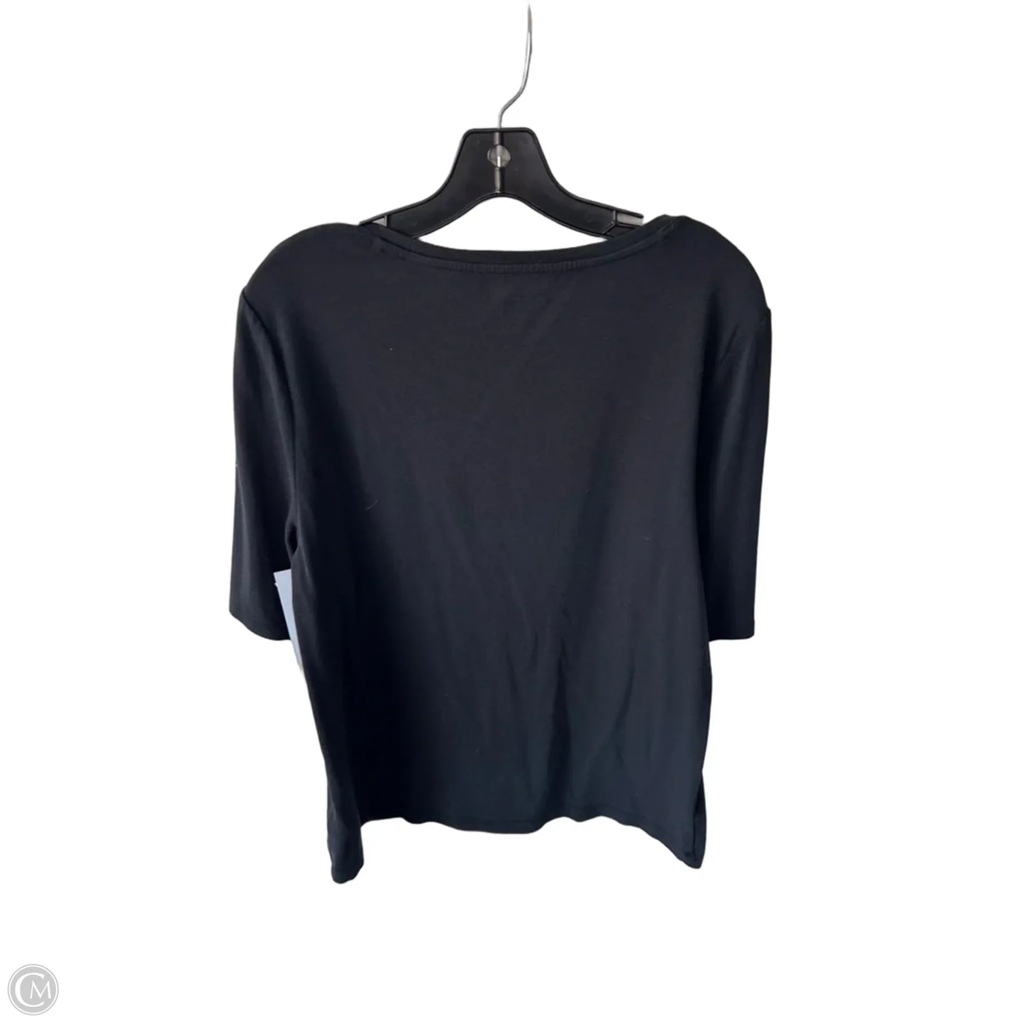 Top Short Sleeve Basic By Amazon Essentials In Black, Size: Xxl