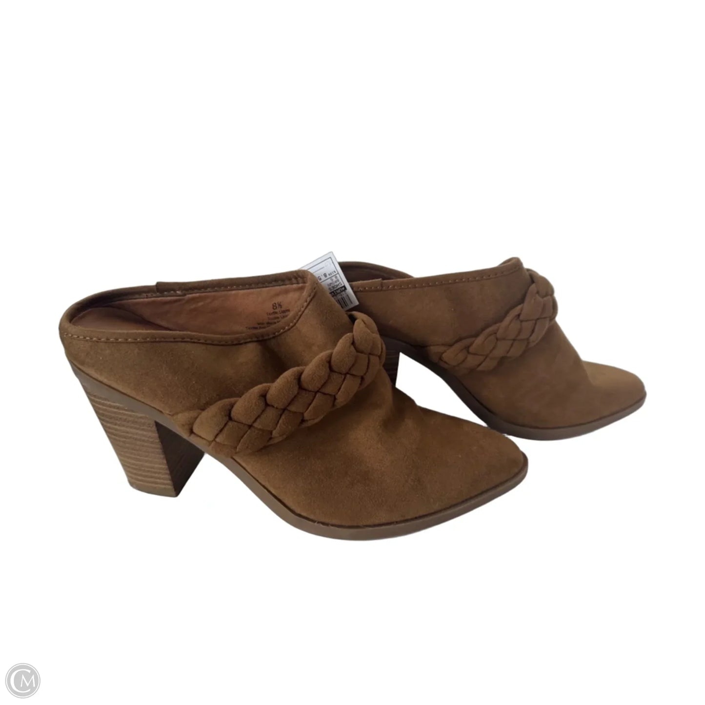Shoes Heels Block By Universal Thread In Brown, Size: 8.5