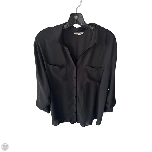 Top Long Sleeve By Maurices In Black, Size: Xl