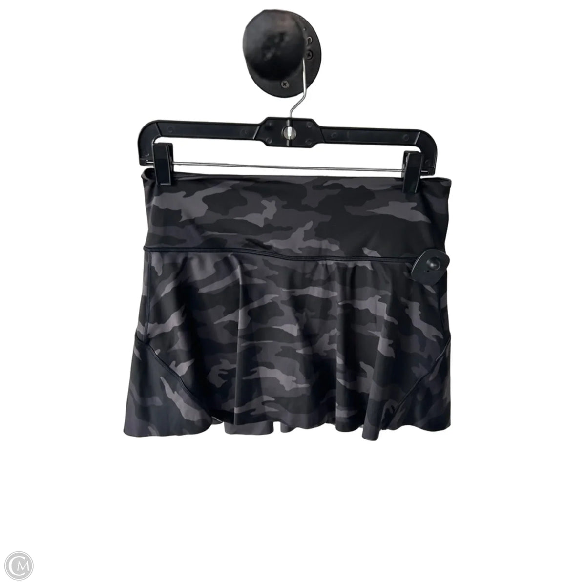 Athletic Skort By Athleta In Black & Grey, Size: 8