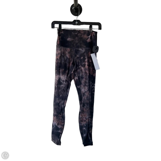 Athletic Leggings By Lululemon In Black & Blue, Size: 4