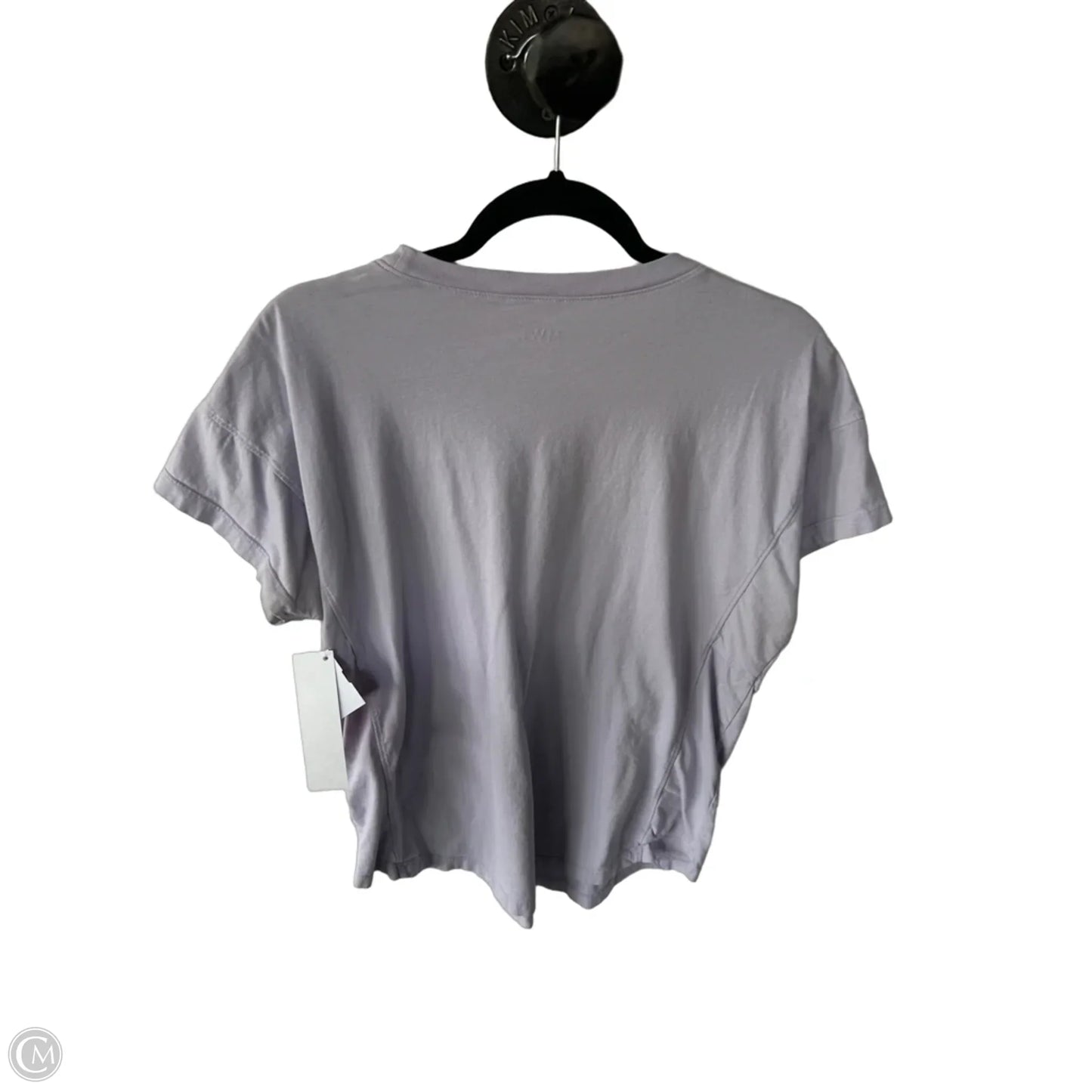 Top Short Sleeve Basic By Madewell In Purple, Size: S