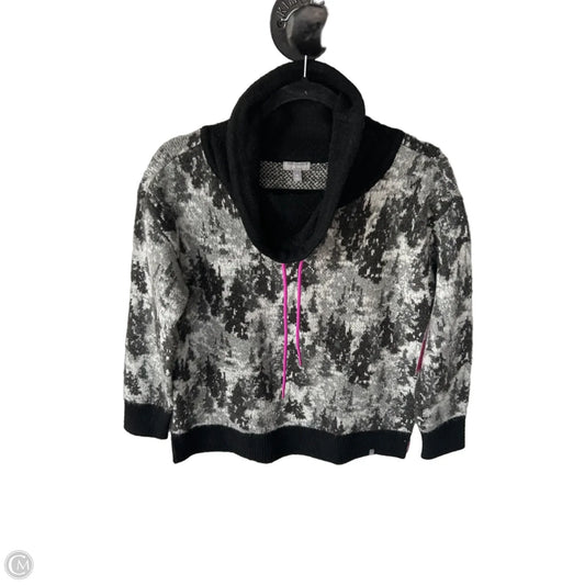 Sweater By Talbots In Black & Grey, Size: Mp
