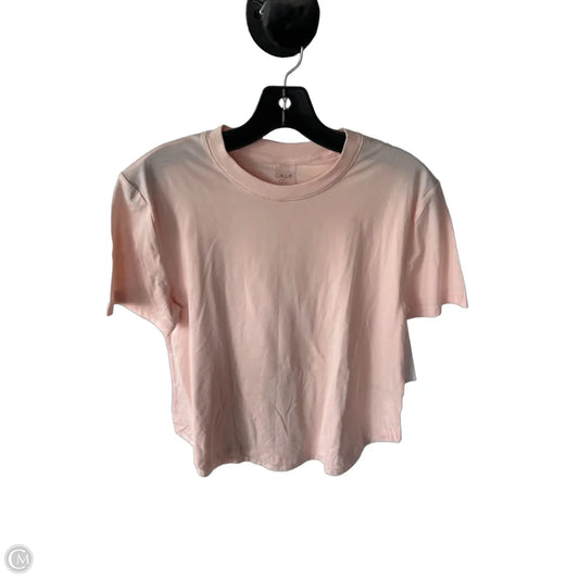 Athletic Top Short Sleeve By Calia In Peach, Size: S