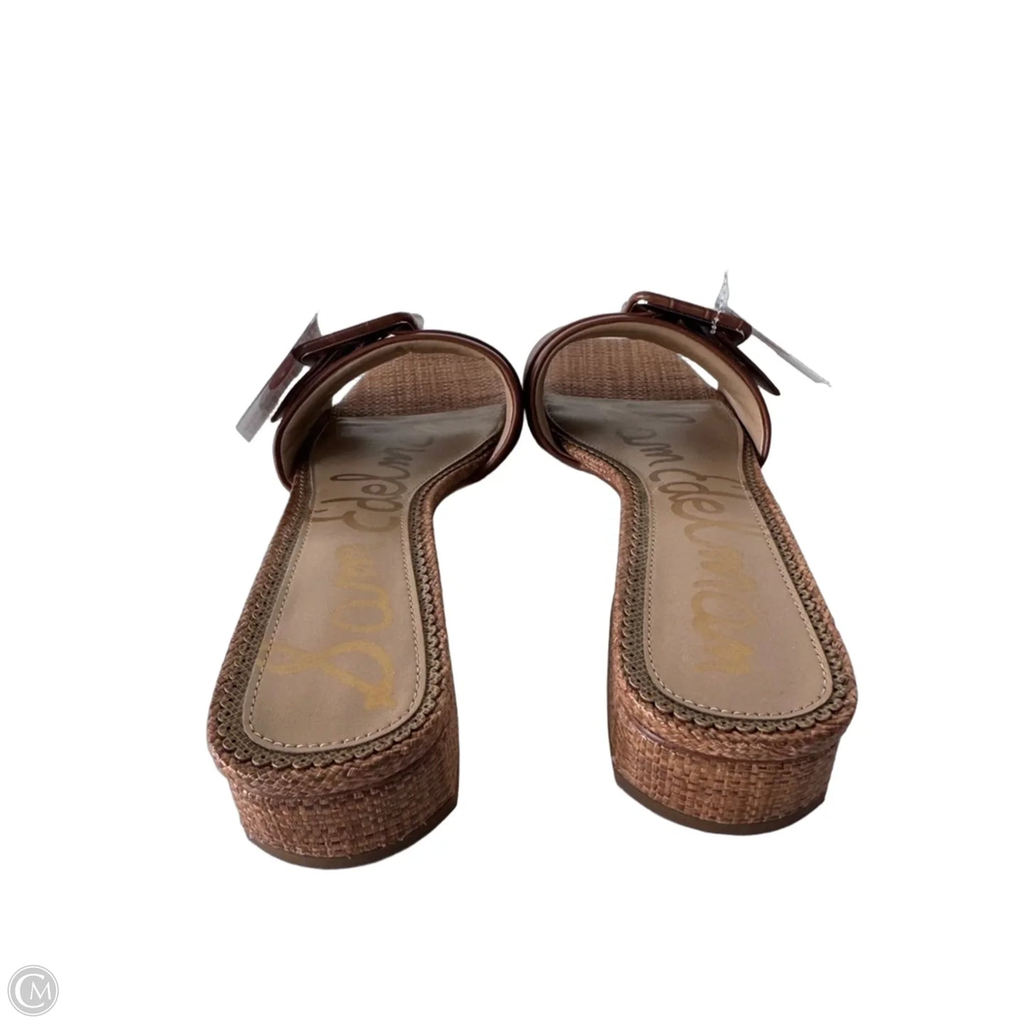 Sandals Heels Block By Sam Edelman In Brown, Size: 11