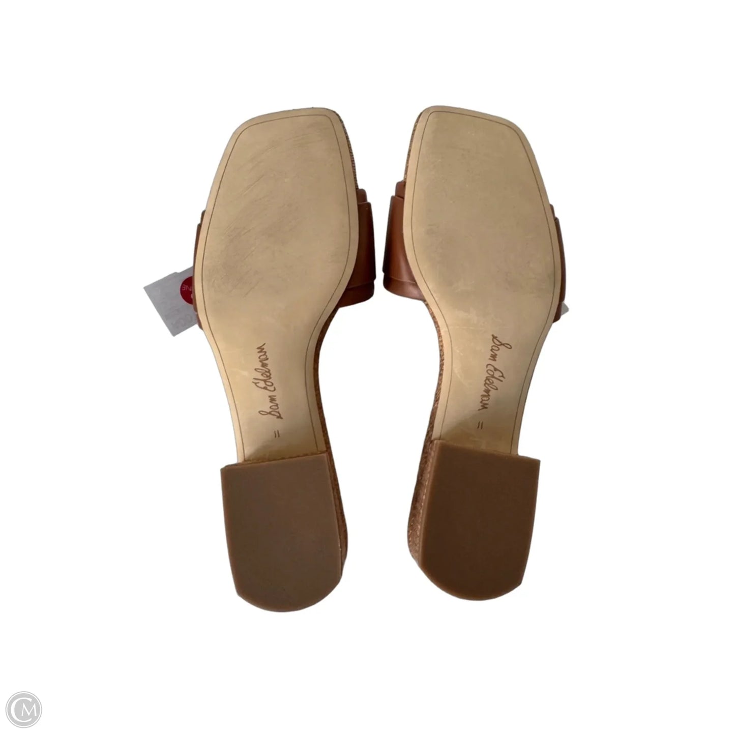 Sandals Heels Block By Sam Edelman In Brown, Size: 11