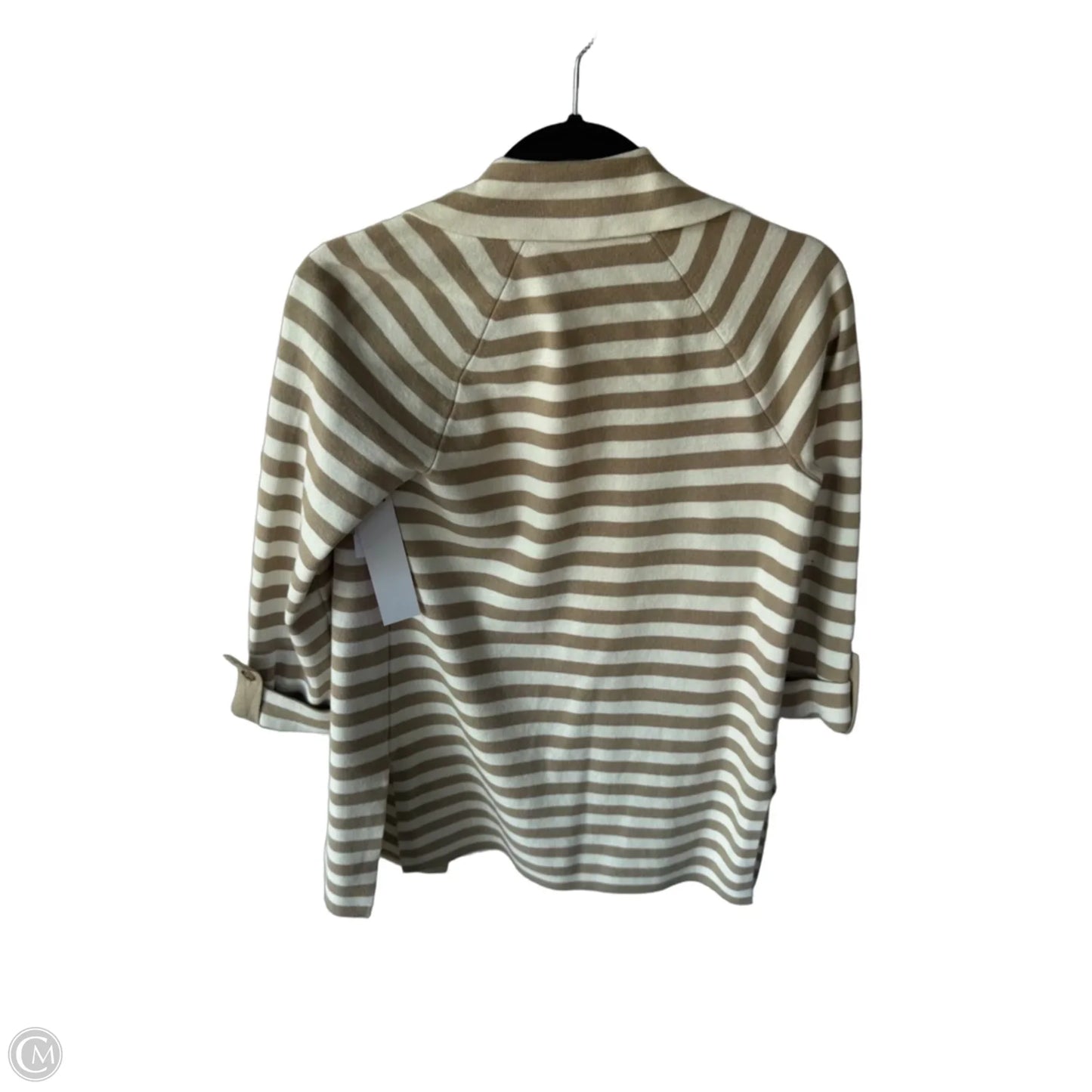 Blazer By Ann Taylor In Tan & White, Size: Xxsp
