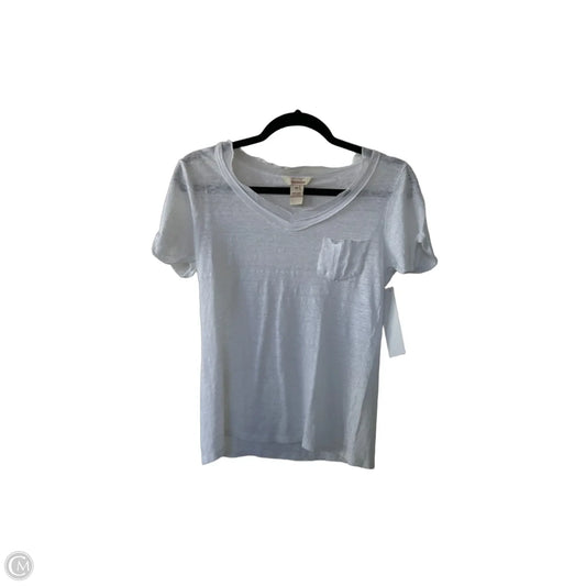 Top Short Sleeve Basic By Sundance In White, Size: Xs