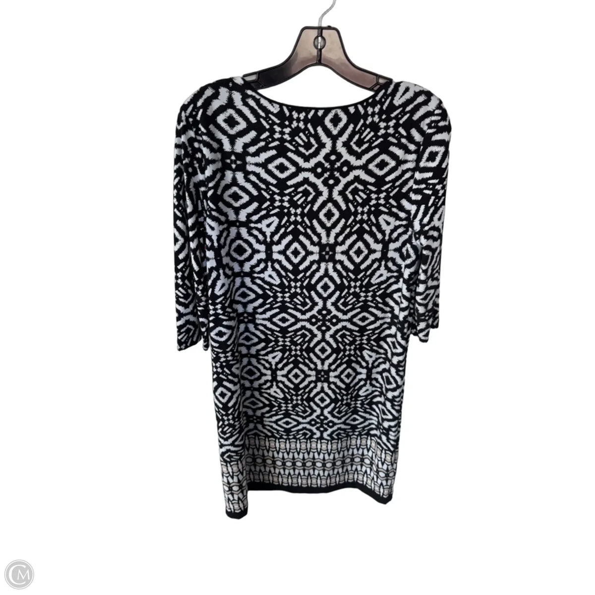 Dress Work By Chicos In Black & White, Size: M