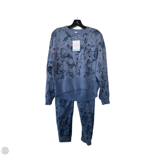 Lounge Set Pants By Joy Lab In Blue, Size: S