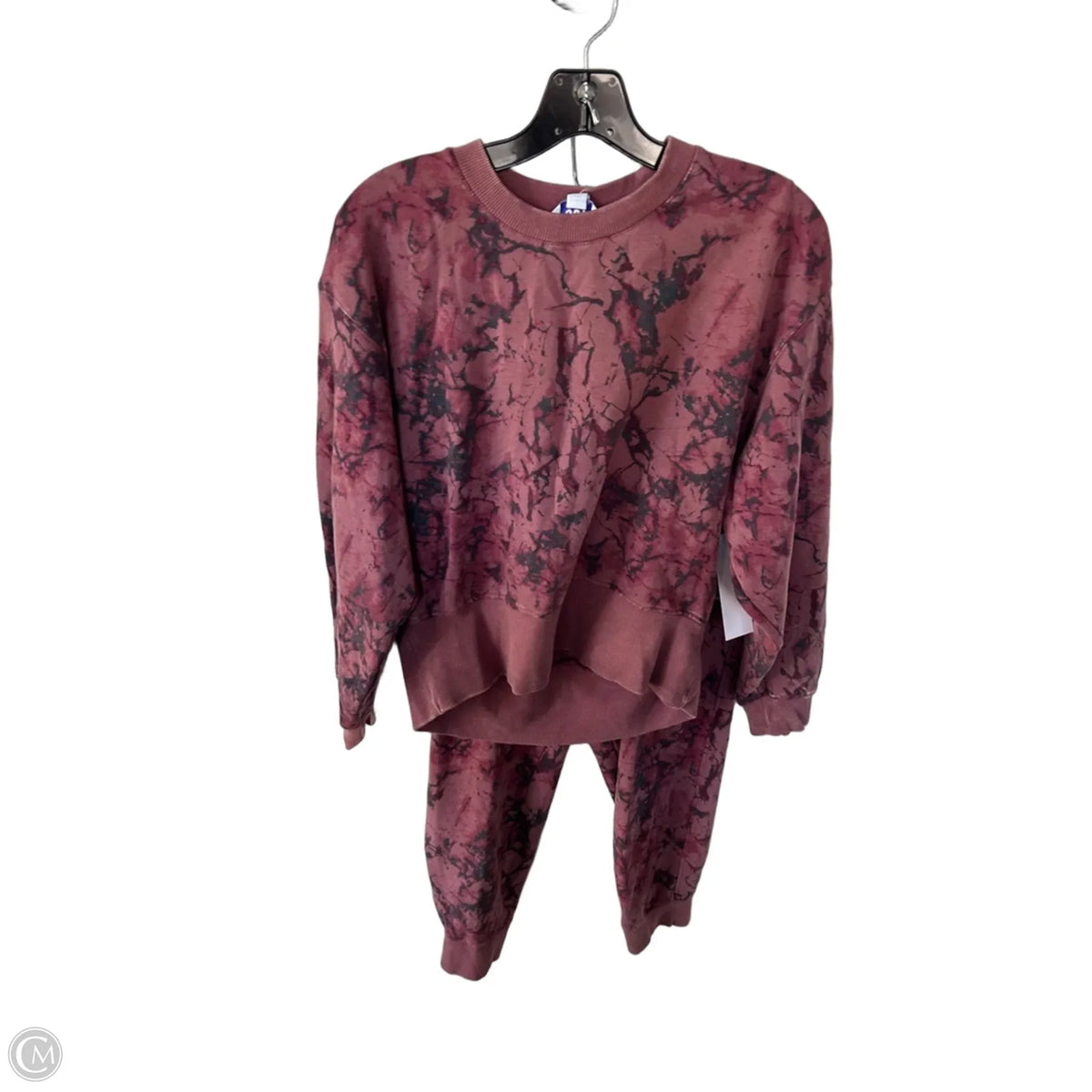 Lounge Set Pants By Joy Lab In Maroon, Size: S