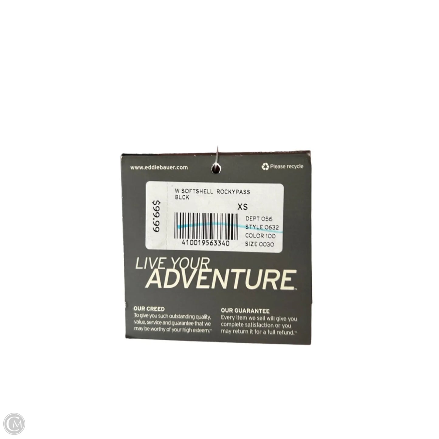 Jacket Other By Eddie Bauer In Black, Size: Xs