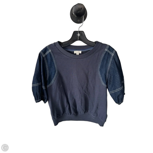 Top Short Sleeve By Pilcro In Blue, Size: Xxs
