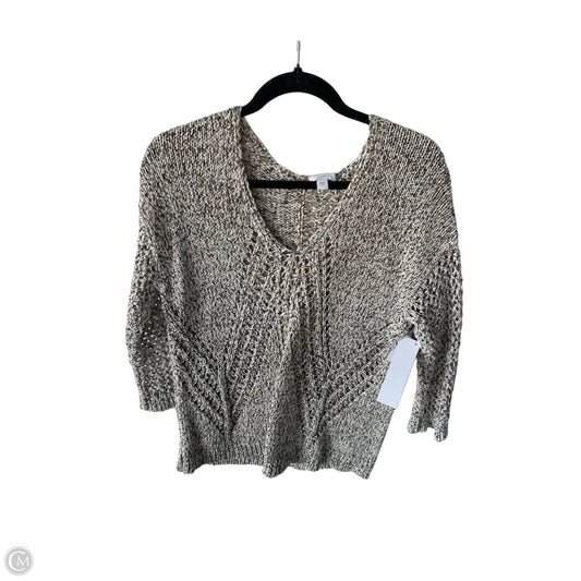 Sweater By J. Jill In Black & Cream, Size: S