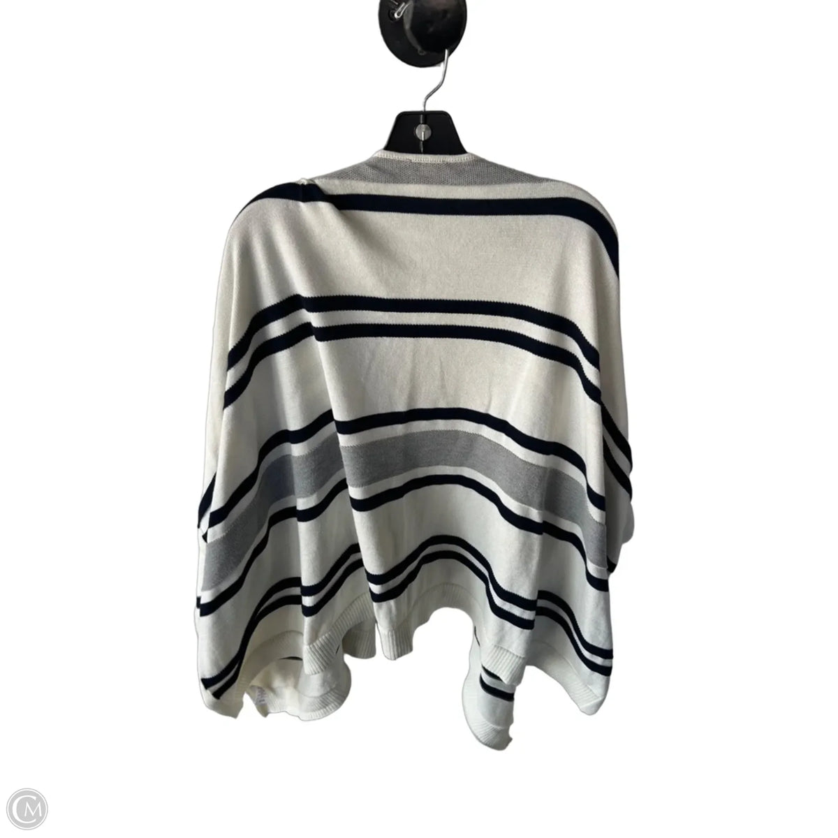 Shawl By Talbots In Black & Cream, Size: M