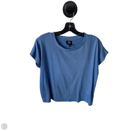 Top Short Sleeve Basic By Bobeau In Blue, Size: M