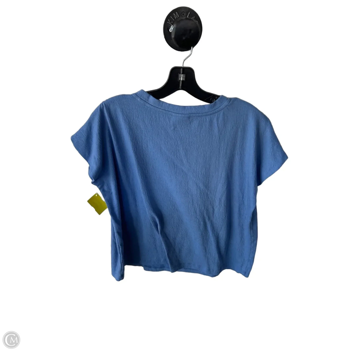Top Short Sleeve Basic By Bobeau In Blue, Size: M