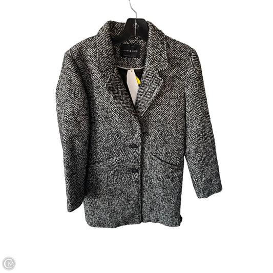 Coat Peacoat By Lucky Brand In Black & White, Size: Xs