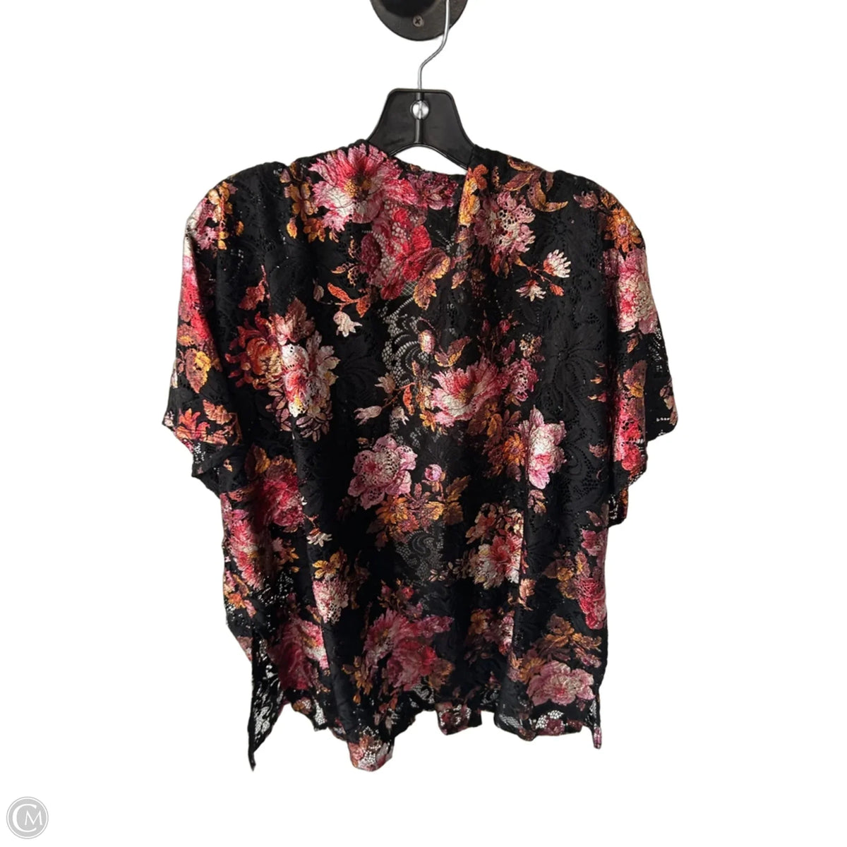 Kimono By Torrid In Black & Pink, Size: 1x