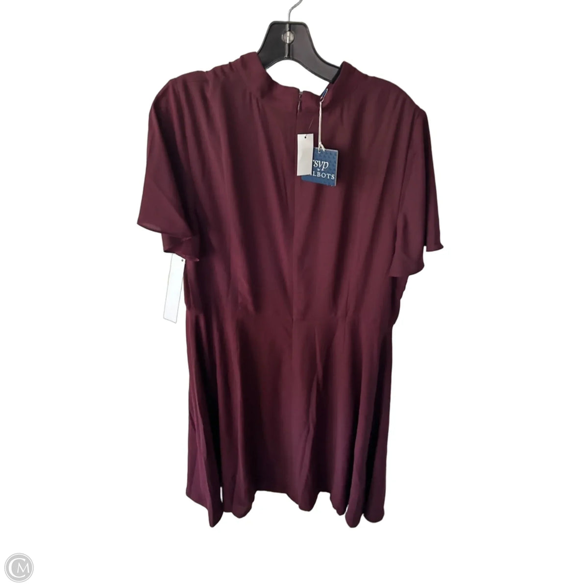 Dress Work By Talbots In Maroon, Size: Xl