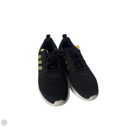 Shoes Athletic By Adidas In Black & Gold, Size: 8.5