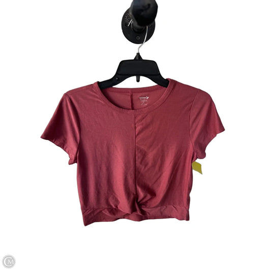 Athletic Top Short Sleeve By Old Navy In Pink, Size: M