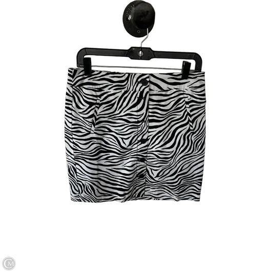 Skirt Mini & Short By Talbots In Black & White, Size: 4