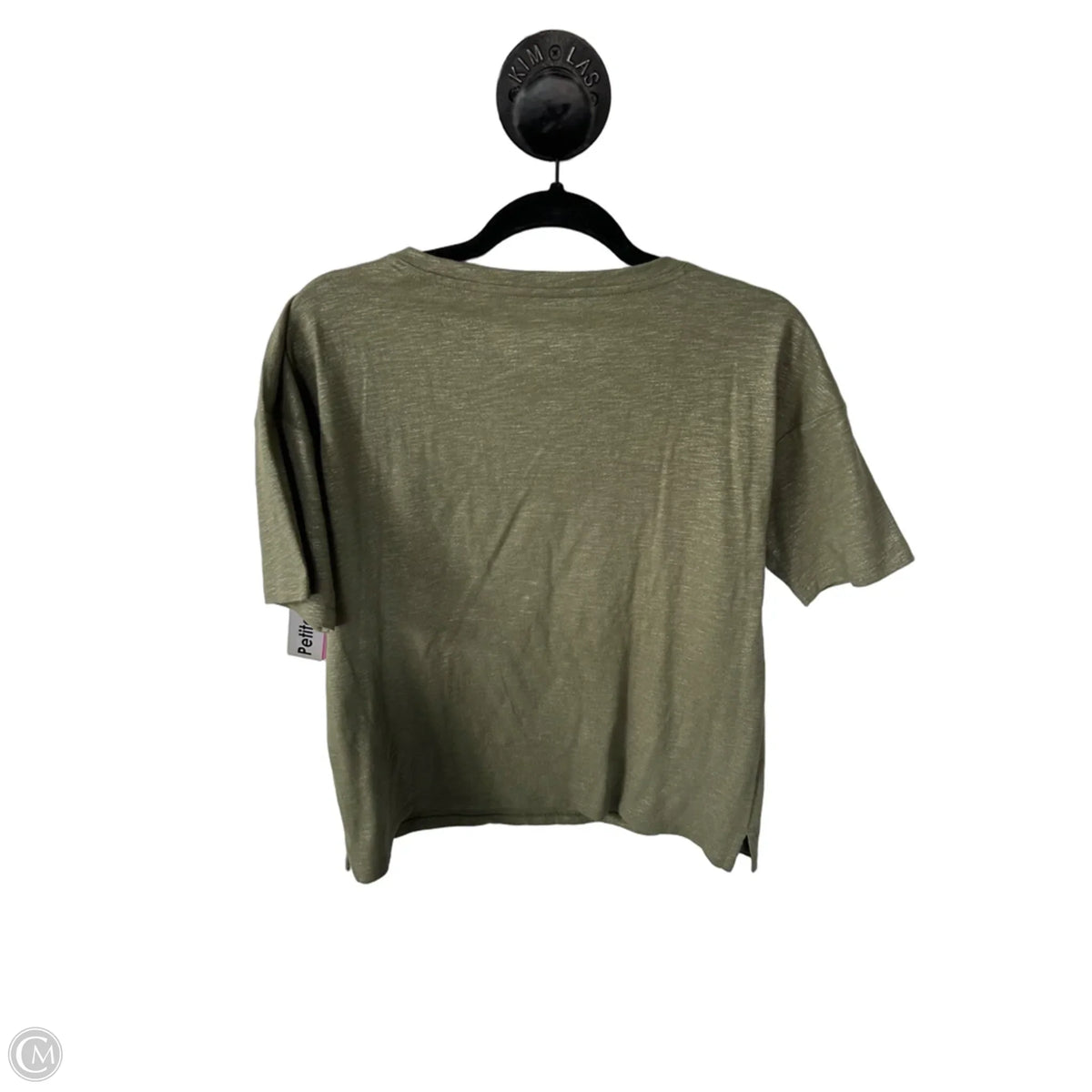 Top Short Sleeve Basic By Talbots In Green, Size: Sp