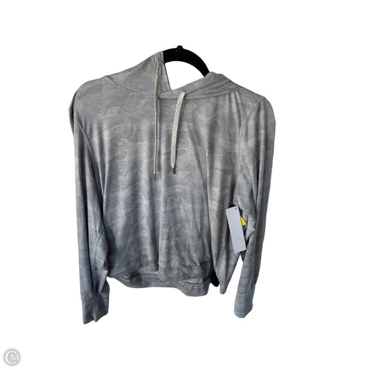 Athletic Top Long Sleeve Hoodie By Vuori In Grey, Size: Xl