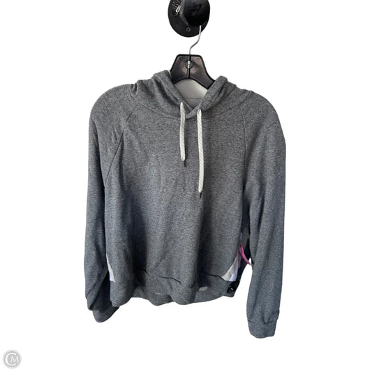 Athletic Sweatshirt Hoodie By Vuori In Grey, Size: L