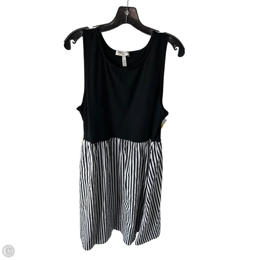 Dress Casual Midi By Harlow & Rose In Black & White, Size: 2x